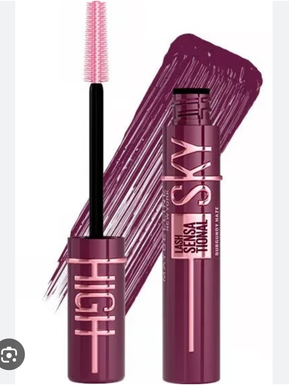 Maybelline Lash Sensational Sky High Mascara — Burgundy